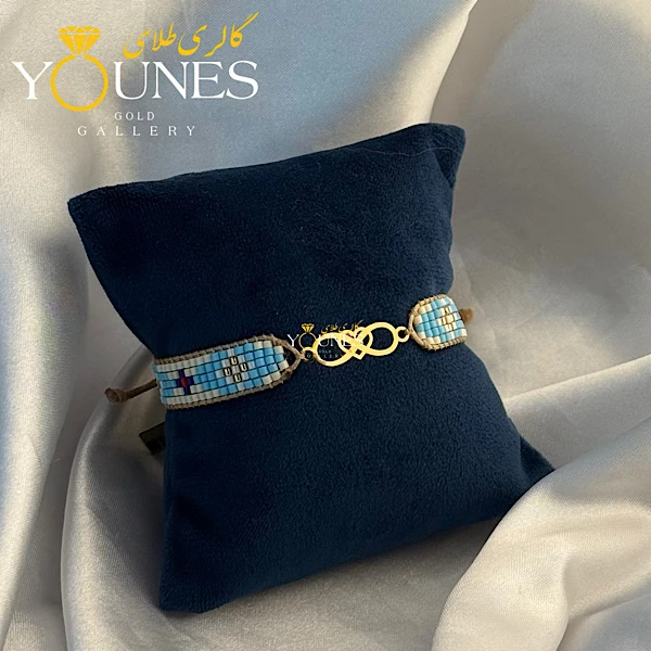 دستبند بند میوکی قلب بینهایت طلا